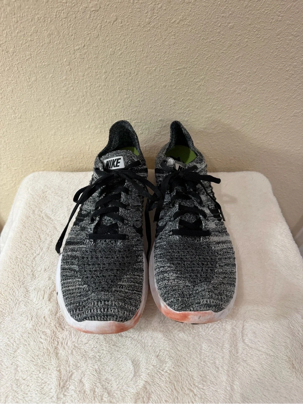 Nike Women’s “OREO” Run Flyknit Training Sneakers